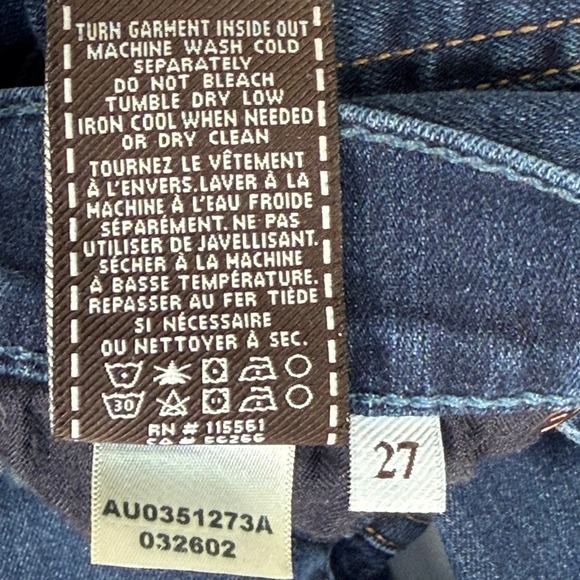 7 For All Mankind Mens The Slim Cigarette Blue Medium Wash Jeans 27 AU0351273A - Picture 7 of 11